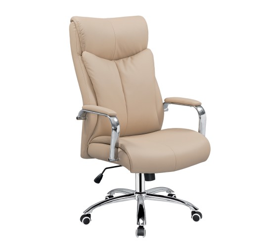 Καρέκλα Γραφείου ArteLibre ELGIN Μπεζ PU 79x62.5x117-125cm