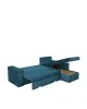 Καναπές Γωνιακός Αναστρέψιμος CAHABON Μπλε 250x180x79cm Καναπές Γωνιακός Αναστρέψιμος CAHABON Μπλε 250x180x79cm