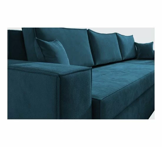 Καναπές Γωνιακός Αναστρέψιμος CAHABON Μπλε 250x180x79cm Καναπές Γωνιακός Αναστρέψιμος CAHABON Μπλε 250x180x79cm