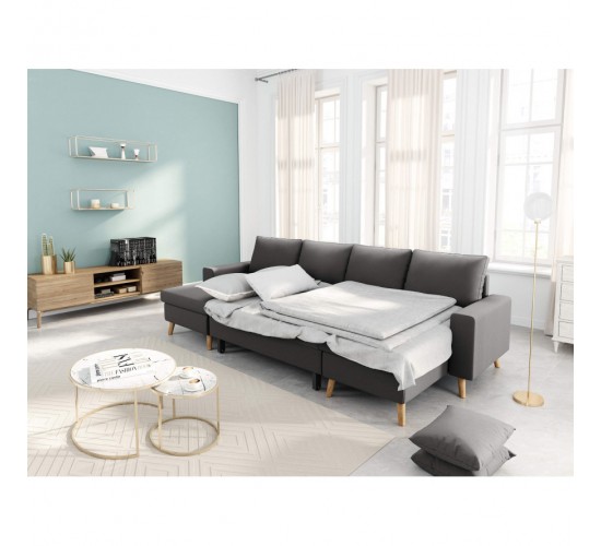 Καναπές Πολυμορφικός ArteLibre LEMPA Γκρι 295x148x86cm Καναπές Πολυμορφικός ArteLibre LEMPA Γκρι 295x148x86cm