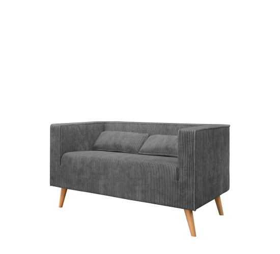 Καναπές Διθέσιος ArteLibre CHOLUTECHA Γκρι 123x70x68cm Καναπές Διθέσιος ArteLibre CHOLUTECHA Γκρι 123x70x68cm