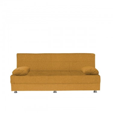 Καναπές Κρεβάτι Τριθέσιος ArteLibre LAURA Μουσταρδί 190x84x86cm