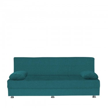 Καναπές Κρεβάτι Τριθέσιος ArteLibre LAURA Πετρόλ 190x84x86cm
