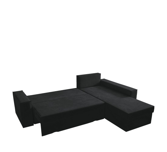 Καναπές Γωνιακός ArteLibre Αναστρέψιμος CAHABON Μαύρο 250x210x79cm Καναπές Γωνιακός ArteLibre Αναστρέψιμος CAHABON Μαύρο 250x210x79cm