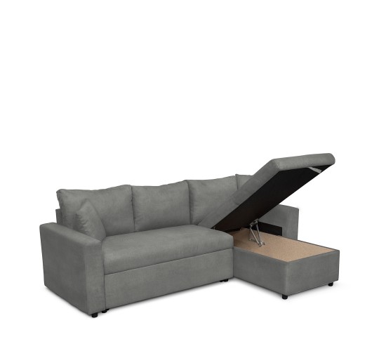 Καναπές Γωνιακός ArteLibre Αναστρέψιμος ULUA Γκρι 225x148x81cm Καναπές Γωνιακός ArteLibre Αναστρέψιμος ULUA Γκρι 225x148x81cm