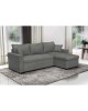 Καναπές Γωνιακός ArteLibre Αναστρέψιμος ULUA Γκρι 225x148x81cm Καναπές Γωνιακός ArteLibre Αναστρέψιμος ULUA Γκρι 225x148x81cm