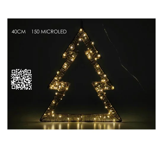Δέντρο Φωτιζόμενο 150 Micro LED Θερμό Φως 40cm Δέντρο Φωτιζόμενο 150 Micro LED Θερμό Φως 40cm
