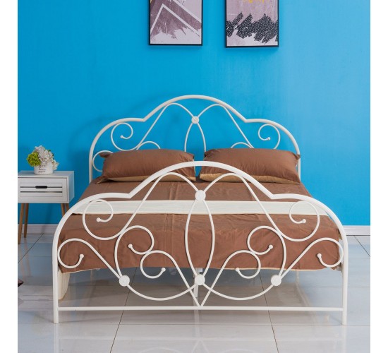 Κρεβάτι ArteLibre ARIEL Μεταλλικό Semy Glossy White 210x155x110cm (Στρώμα 150x200cm) Κρεβάτι ArteLibre ARIEL Μεταλλικό Semy Glossy White 210x155x110cm (Στρώμα 150x200cm)