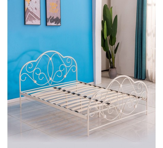 Κρεβάτι ArteLibre ARIEL Μεταλλικό Semy Glossy White 210x155x110cm (Στρώμα 150x200cm) Κρεβάτι ArteLibre ARIEL Μεταλλικό Semy Glossy White 210x155x110cm (Στρώμα 150x200cm)