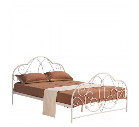 Κρεβάτι ArteLibre ARIEL Μεταλλικό Semy Glossy White 210x155x110cm (Στρώμα 150x200cm) Κρεβάτι ArteLibre ARIEL Μεταλλικό Semy Glossy White 210x155x110cm (Στρώμα 150x200cm)
