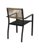 Πολυθρόνα Κήπου ArteLibre HORUS Μαύρο/Καφέ Αλουμίνιο/Rattan 56x58x83cm Πολυθρόνα Κήπου ArteLibre HORUS Μαύρο/Καφέ Αλουμίνιο/Rattan 56x58x83cm