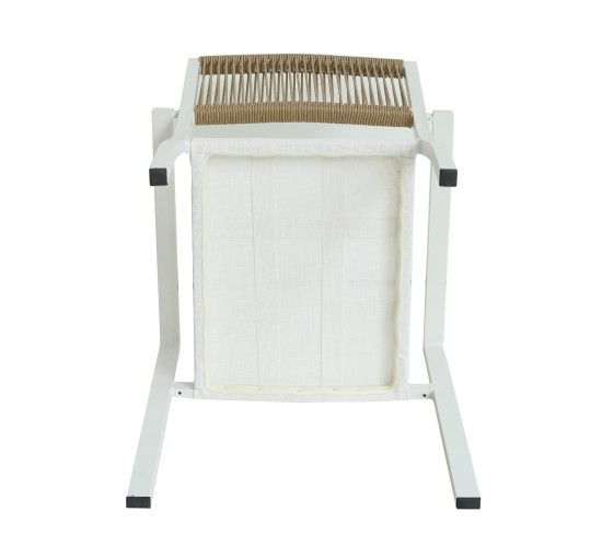 Πολυθρόνα Κήπου ArteLibre HORUS Λευκό/Καφέ Αλουμίνιο/Rattan 56x58x83cm Πολυθρόνα Κήπου ArteLibre HORUS Λευκό/Καφέ Αλουμίνιο/Rattan 56x58x83cm