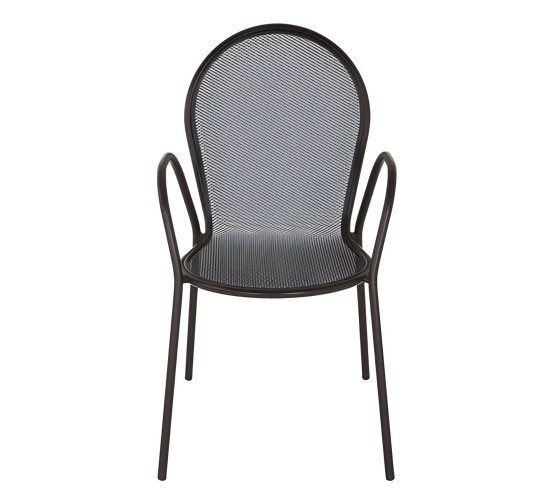 Πολυθρόνα Κήπου ArteLibre SATIS Μαύρο Μέταλλο 54x62x89cm Πολυθρόνα Κήπου ArteLibre SATIS Μαύρο Μέταλλο 54x62x89cm