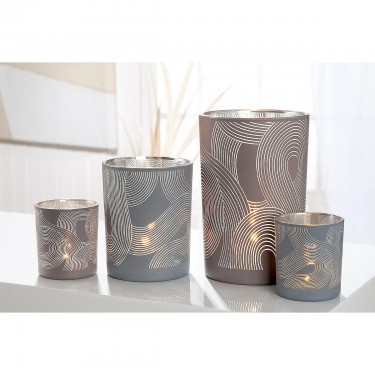 Θήκη Ρεσώ ArteLibre -Geo- Γυαλί 12.5cm Σε 2 Χρώματα