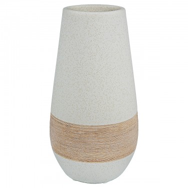 Βάζο ArteLibre Μπεζ Κεραμικό 25cm