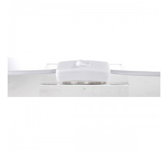 Λάμπα Επιτραπέζια Με Διακόσμηση Λευκό Πορσελάνη 20cm