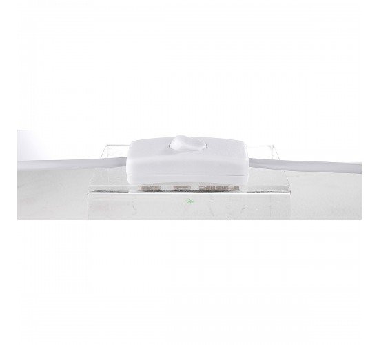 Λάμπα Επιτραπέζια Με Διακόσμηση Πρόσωπο Λευκό Πορσελάνη 10x18x28.5cm