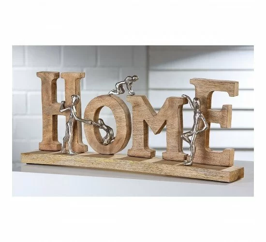 Διακοσμητικό -Home- Φυσικό/Μπρονζέ Ξύλο/Αλουμίνιο 8x60x23.5cm Διακοσμητικό -Home- Φυσικό/Μπρονζέ Ξύλο/Αλουμίνιο 8x60x23.5cm