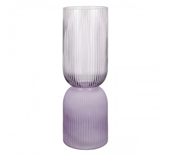 Βάζο ArteLibre Μοβ Γυαλί 31cm Βάζο ArteLibre Μοβ Γυαλί 31cm