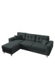 Καναπές Γωνιακός ArteLibre Αναστρέψιμη Γωνία JESSIE 235x160x85cm Σκούρο Γκρι Καναπές Γωνιακός ArteLibre Αναστρέψιμη Γωνία JESSIE 235x160x85cm Σκούρο Γκρι