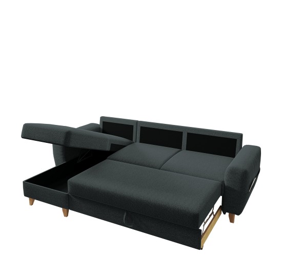 Καναπές Γωνιακός ArteLibre Αναστρέψιμη Γωνία JESSIE 235x160x85cm Σκούρο Γκρι Καναπές Γωνιακός ArteLibre Αναστρέψιμη Γωνία JESSIE 235x160x85cm Σκούρο Γκρι