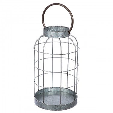 Φανάρι ArteLibre Γκρι Μέταλλο 42cm