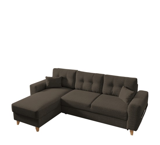 Καναπές Γωνιακός ArteLibre Αναστρέψιμη Γωνία JESSIE 235x160x85cm Καφέ Καναπές Γωνιακός ArteLibre Αναστρέψιμη Γωνία JESSIE 235x160x85cm Καφέ
