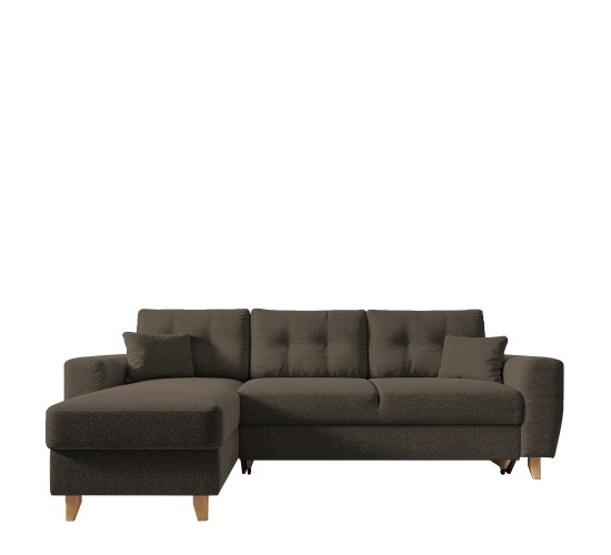 Καναπές Γωνιακός ArteLibre Αναστρέψιμη Γωνία JESSIE 235x160x85cm Καφέ Καναπές Γωνιακός ArteLibre Αναστρέψιμη Γωνία JESSIE 235x160x85cm Καφέ