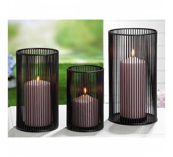 Φανάρι Μαύρο Μέταλλο 23cm