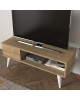 Έπιπλο Τηλεόρασης ArteLibre TELENDOS Φυσικό Μοριοσανίδα/Μελαμίνη 90x30x33cm