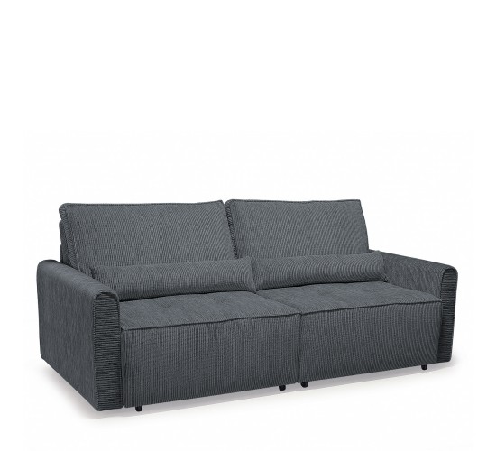 Καναπές Κρεβάτι Τριθέσιος ArteLibre SHELBY Γκρι 215x110x90cm Καναπές Κρεβάτι Τριθέσιος ArteLibre SHELBY Γκρι 215x110x90cm