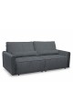 Καναπές Κρεβάτι Τριθέσιος ArteLibre SHELBY Γκρι 215x110x90cm Καναπές Κρεβάτι Τριθέσιος ArteLibre SHELBY Γκρι 215x110x90cm