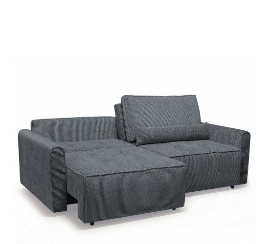 Καναπές Κρεβάτι Τριθέσιος ArteLibre SHELBY Γκρι 215x110x90cm Καναπές Κρεβάτι Τριθέσιος ArteLibre SHELBY Γκρι 215x110x90cm