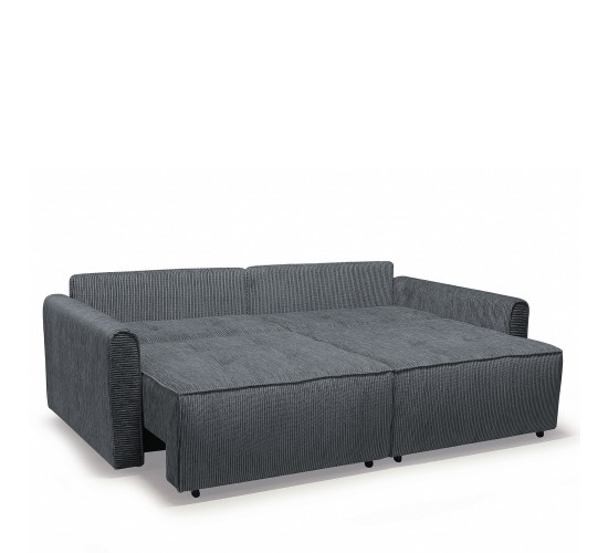 Καναπές Κρεβάτι Τριθέσιος ArteLibre SHELBY Γκρι 215x110x90cm Καναπές Κρεβάτι Τριθέσιος ArteLibre SHELBY Γκρι 215x110x90cm