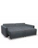 Καναπές Κρεβάτι Τριθέσιος ArteLibre SHELBY Γκρι 215x110x90cm Καναπές Κρεβάτι Τριθέσιος ArteLibre SHELBY Γκρι 215x110x90cm