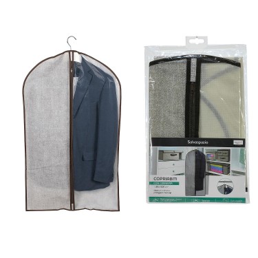 Θήκη Για Κοστούμι Με Φερμουάρ Και Παράθυρο Non Woven 60x100cm