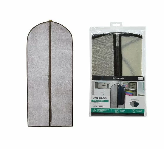 Θήκη Για Κοστούμι Με Φερμουάρ Και Παράθυρο Non Woven 60x137cm Θήκη Για Κοστούμι Με Φερμουάρ Και Παράθυρο Non Woven 60x137cm