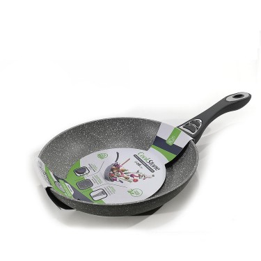 Τηγάνι Αντικολλητικό Αλουμινίου Με Επίστρωση Stone Λαβή Soft-Touch Φ26cm