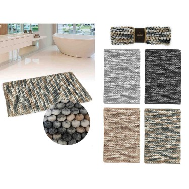 Πατάκι Μπάνιου 60%  Βαμβάκι/40%  Polyester 50x80cm Σε 4 Χρώματα