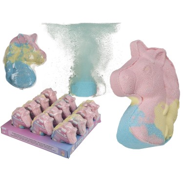 Βόμβα Μπάνιου Σε Σχήμα Κεφάλι Μονόκερου 100g 1Τμχ