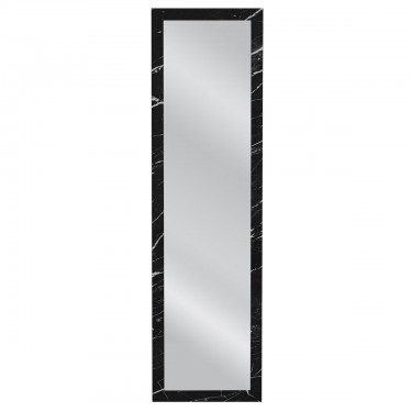 Καθρέπτης Τοίχου ArteLibre BHAVITH Μαύρο Μοριοσανίδα/Γυαλί 160x45cm