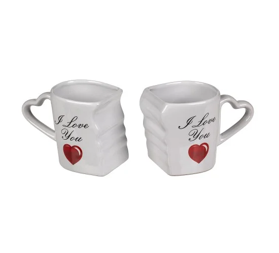 Κούπα Διπλή -I Love You- Λευκό Κεραμικό 8.5x9cm 2Τμχ Κούπα Διπλή -I Love You- Λευκό Κεραμικό 8.5x9cm 2Τμχ