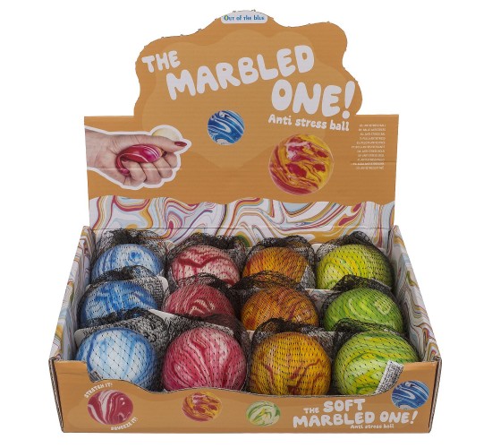 Μπαλίτσα Αντιστρές Μπίλια Πολύχρωμη Φ6cm Σε 4 Χρώματα