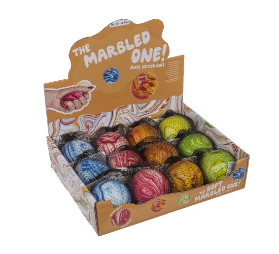 Μπαλίτσα Αντιστρές Μπίλια Πολύχρωμη Φ6cm Σε 4 Χρώματα