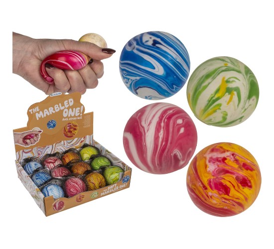 Μπαλίτσα Αντιστρές Μπίλια Πολύχρωμη Φ6cm Σε 4 Χρώματα