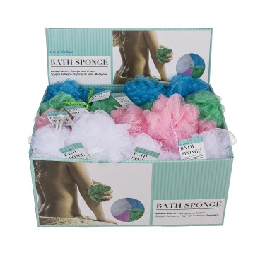 Σφουγγάρι Μπάνιου Nylon 12cm Σε 4 Χρώματα