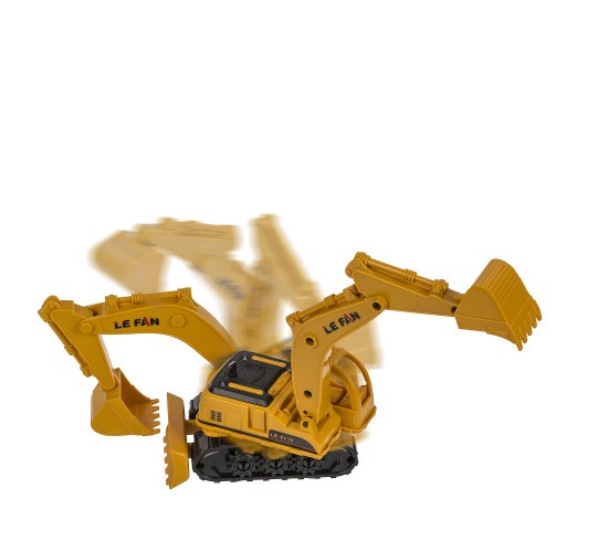 Παιχνίδι Εκσκαφέας Με Κινούμενα Τμήματα Κίτρινο/Μαύρο Πλαστικό 16cm
