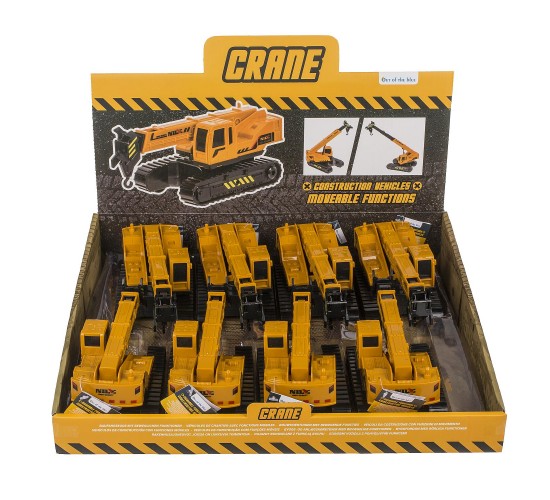 Παιχνίδι Γερανός Με Κινούμενα Τμήματα Κίτρινο/Μαύρο Πλαστικό 21cm