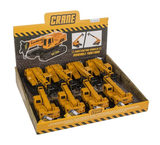 Παιχνίδι Γερανός Με Κινούμενα Τμήματα Κίτρινο/Μαύρο Πλαστικό 21cm