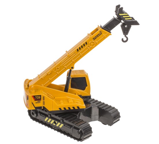 Παιχνίδι Γερανός Με Κινούμενα Τμήματα Κίτρινο/Μαύρο Πλαστικό 21cm